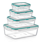 4pcs Rectangle Fresh Box set